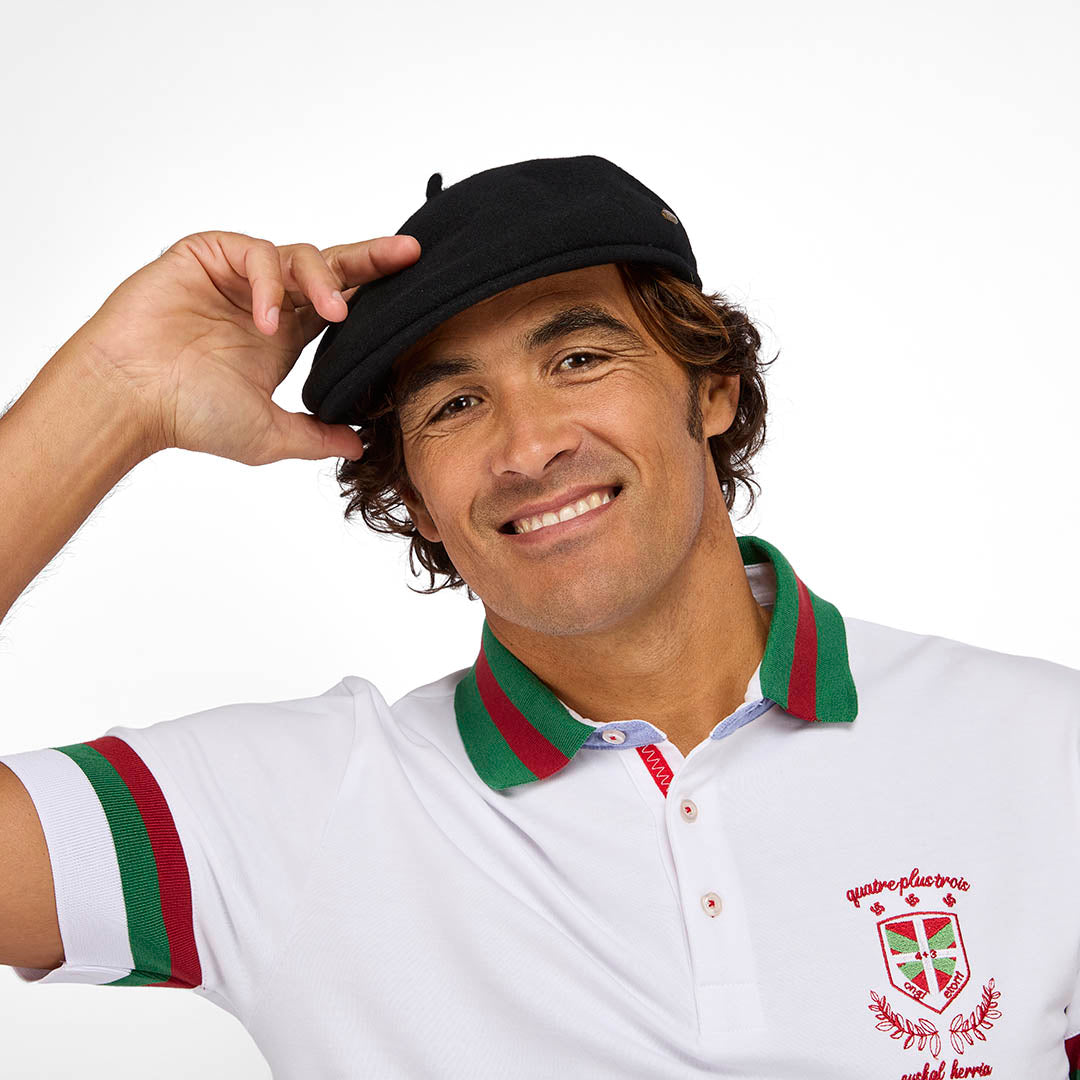 CASQUETTE BERET NOIR