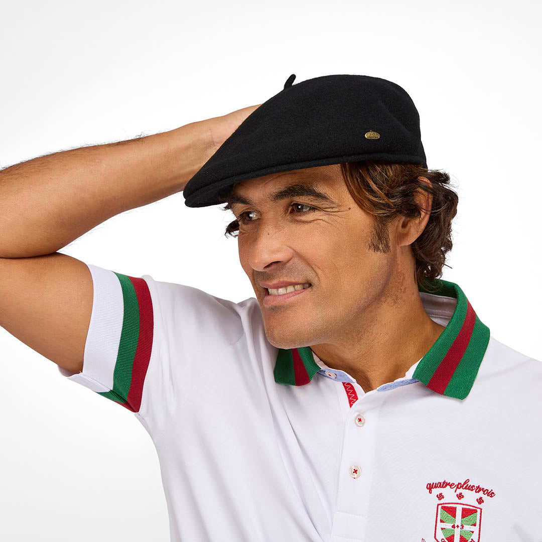 CASQUETTE BERET NOIR