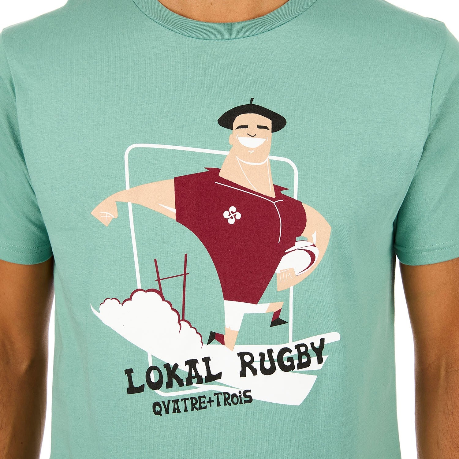 LOKAL RUGBY bio vert d'eau