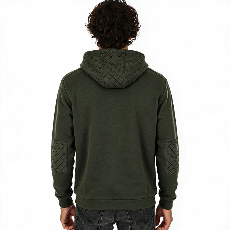 VESTE SWEAT COCOTTE KAKI