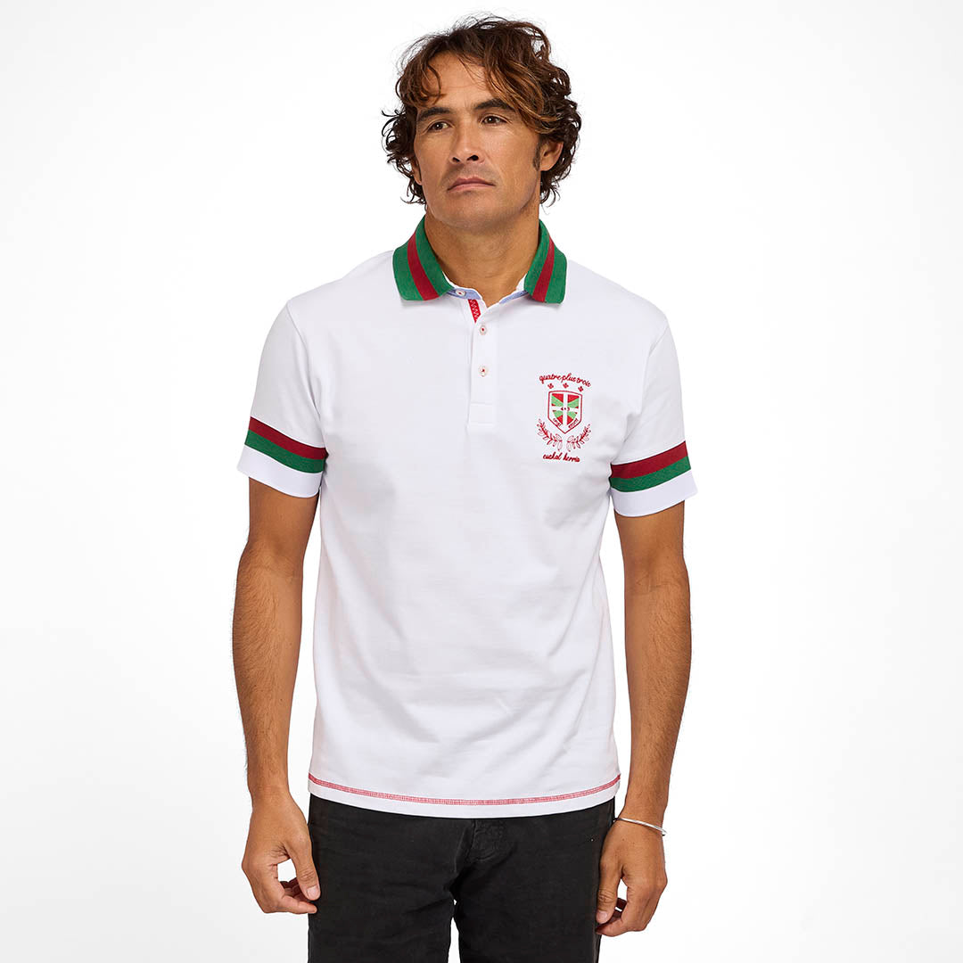 POLO PLAZA GIZON BLANC