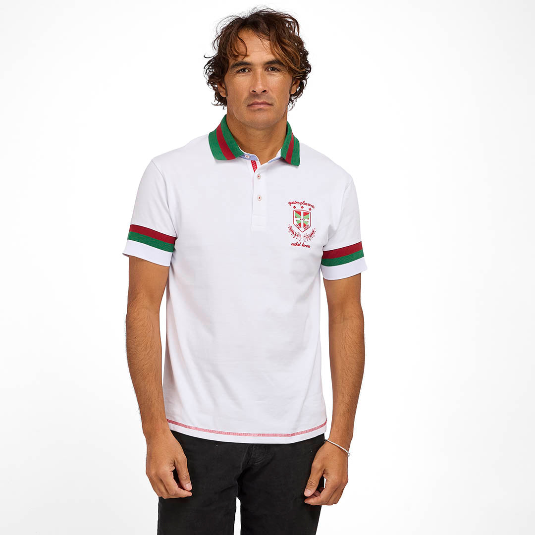 POLO PLAZA GIZON BLANC