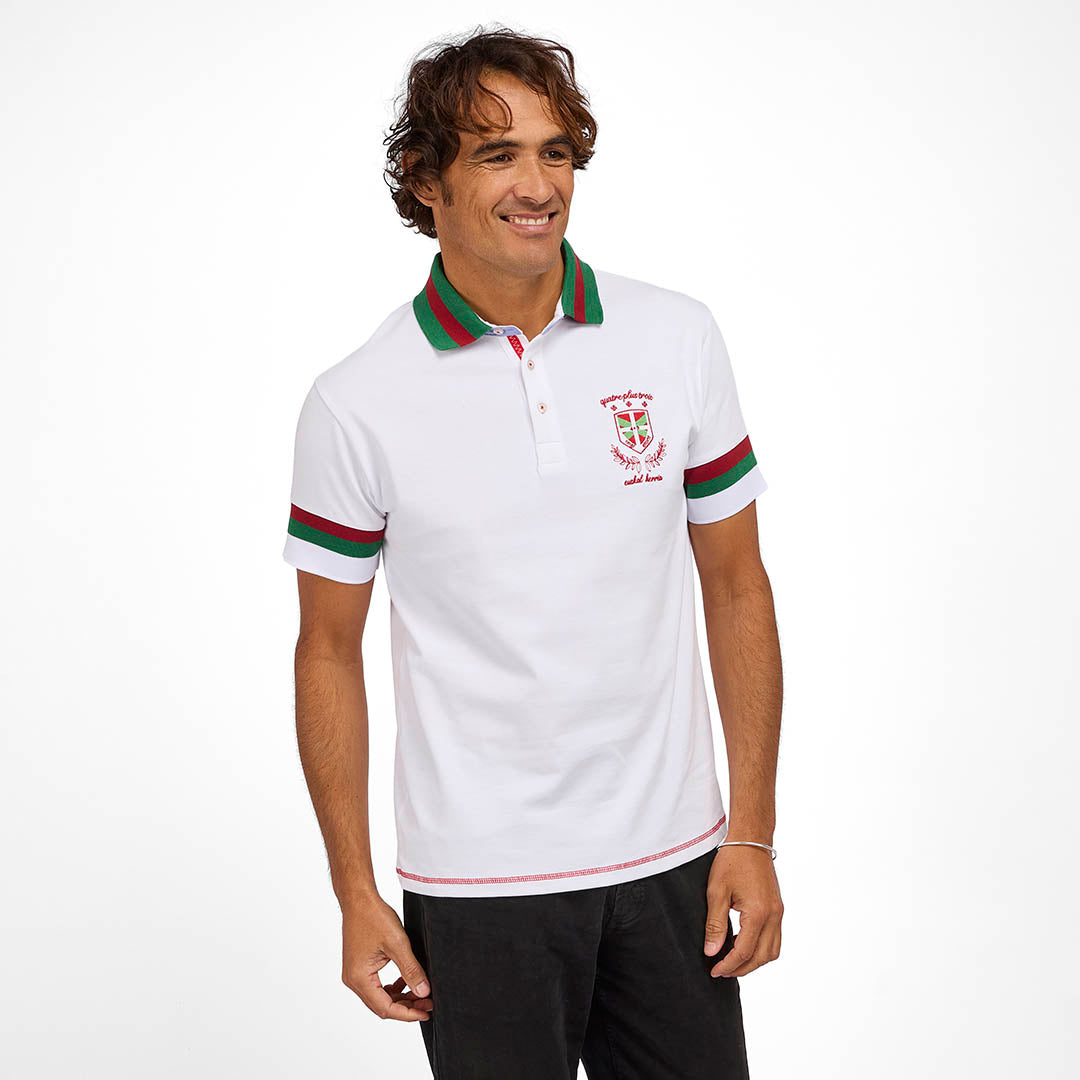 POLO PLAZA GIZON BLANC
