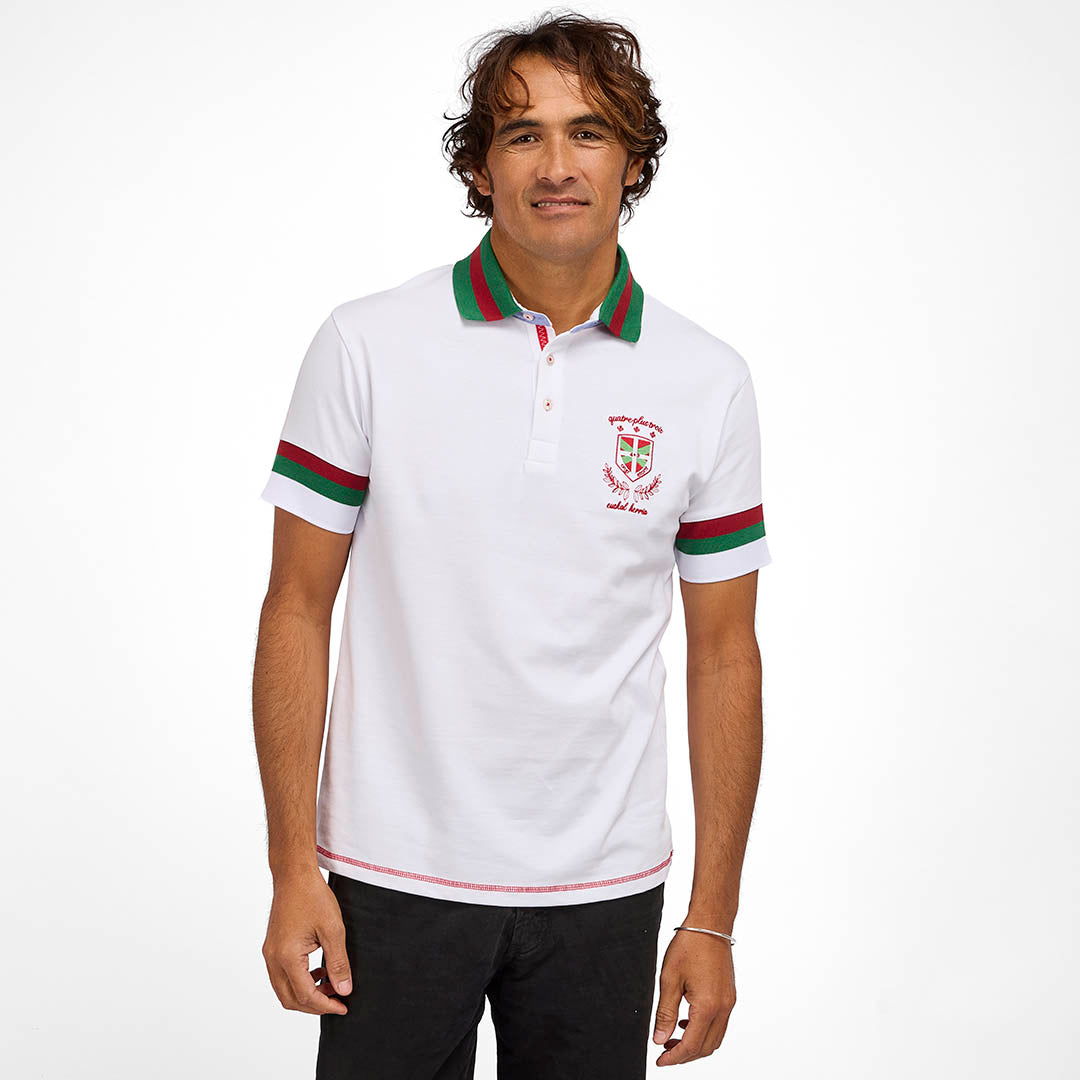 POLO PLAZA GIZON BLANC