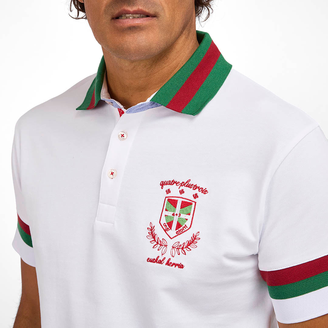 POLO PLAZA GIZON BLANC