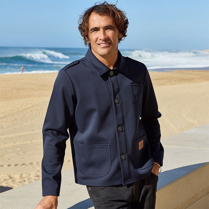LA VESTE KAIKU BLEU MARINE