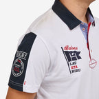 POLO POTEAUX BLANC