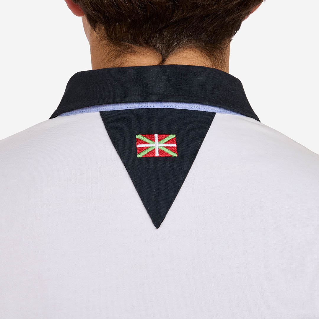 POLO POTEAUX BLANC