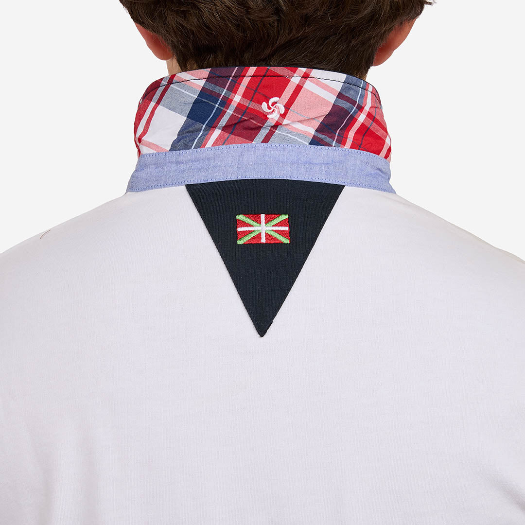 POLO POTEAUX BLANC