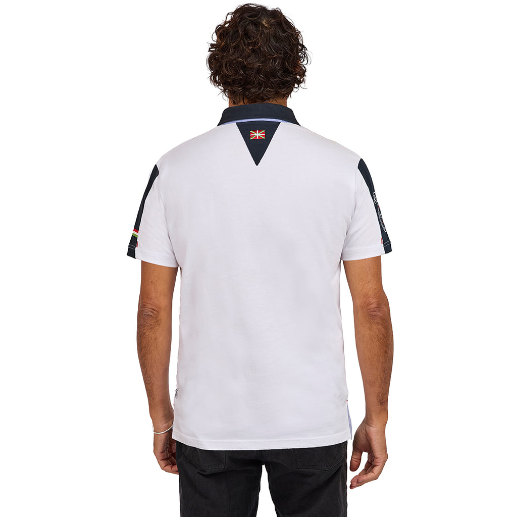 POLO POTEAUX BLANC