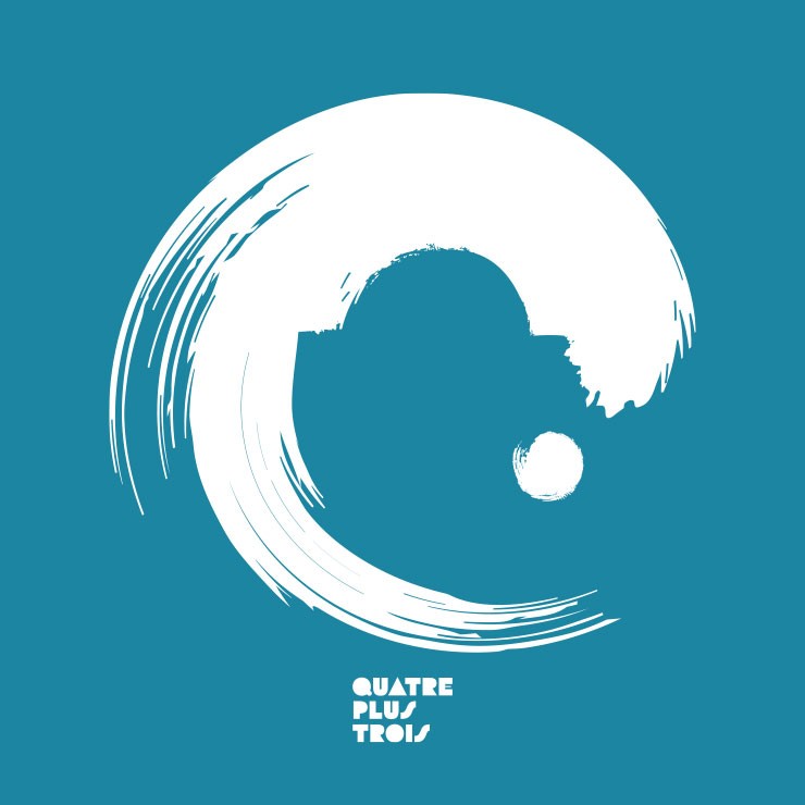 SWEAT CAPUCHE FRONTON VAGUE adriatic blue