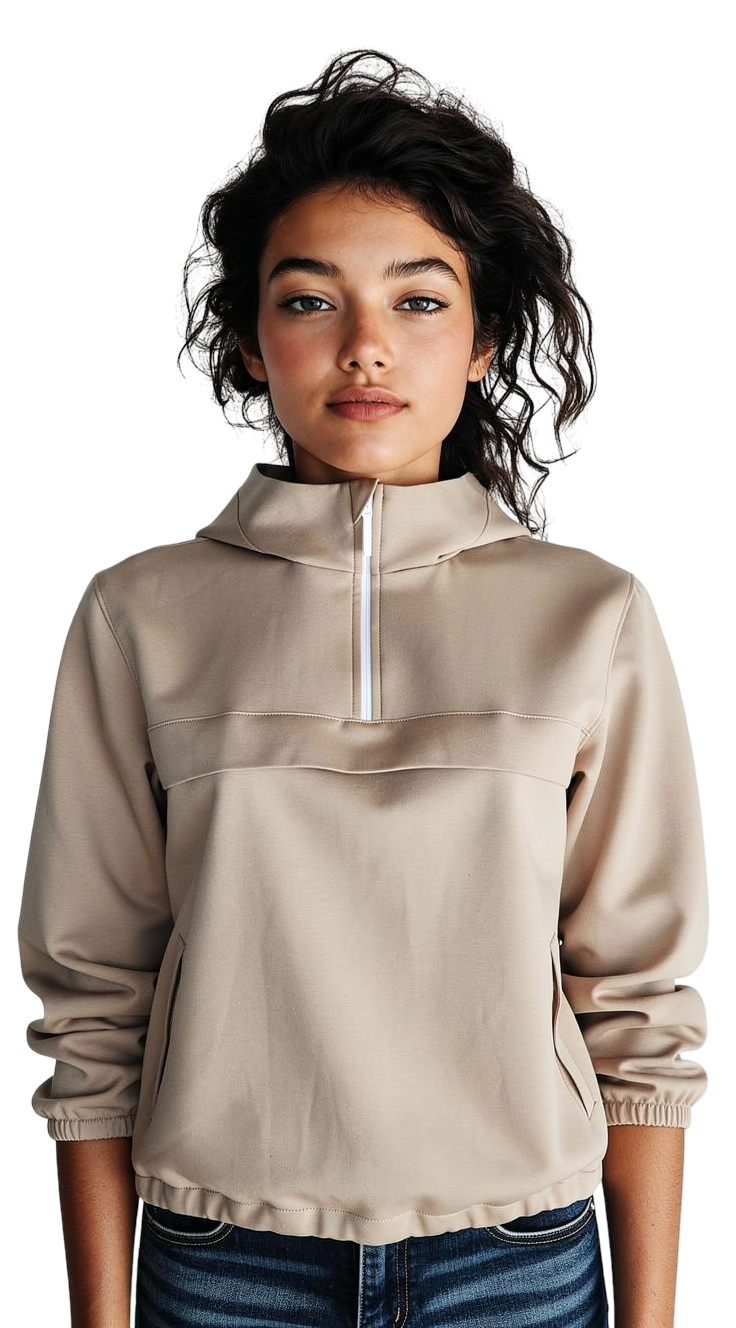VESTE COUPE VENT IMPERMEABLE BEIGE